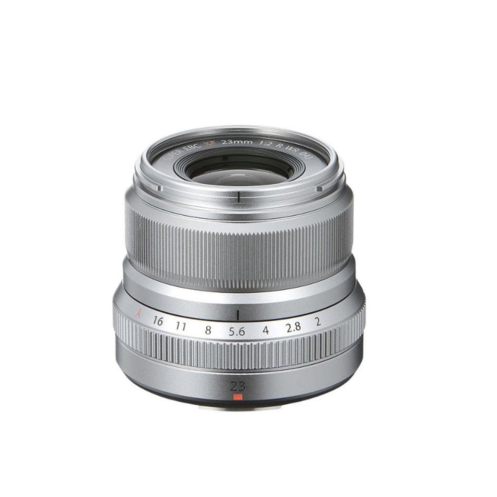 Fujinon XF 23mm F2 R WR シルバー FujiFilm FUJINON XF 23mm f/2 R WR Lens - Silver | ExcellentPhoto.ca