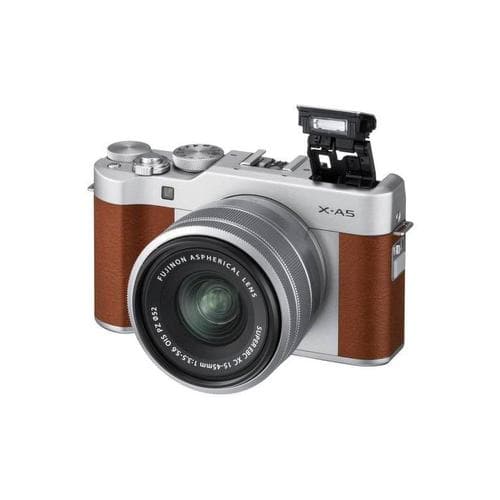 Kit de caméra sans miroir Fujifilm X-A5 avec objectif XC 15-45 mm - marron
