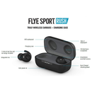 Braven Flye Rush In Ear Bluetooth Earbuds - White