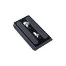 Miller Short caméra plaque (Plage de glissement de 30 mm) comprenant des vis de 1/4 "et 3/8" pour s'adapter à l'air, ds10, ds20, boussole et têtes de fluide CX