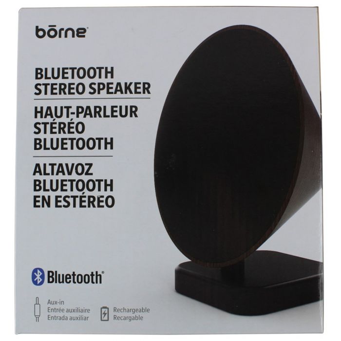 Borne BTSPK40-BR Bluetooth Portable, Fabric, Stereo Speaker
