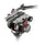 Tête de 504hd Manfrotto avec 546b en aluminium à 2 étages trépied avec extra long plaque 504plongrl et bras de frottement variable 244micro