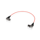 SHAPE Skinny 90° BNC Cable (Red, 12")