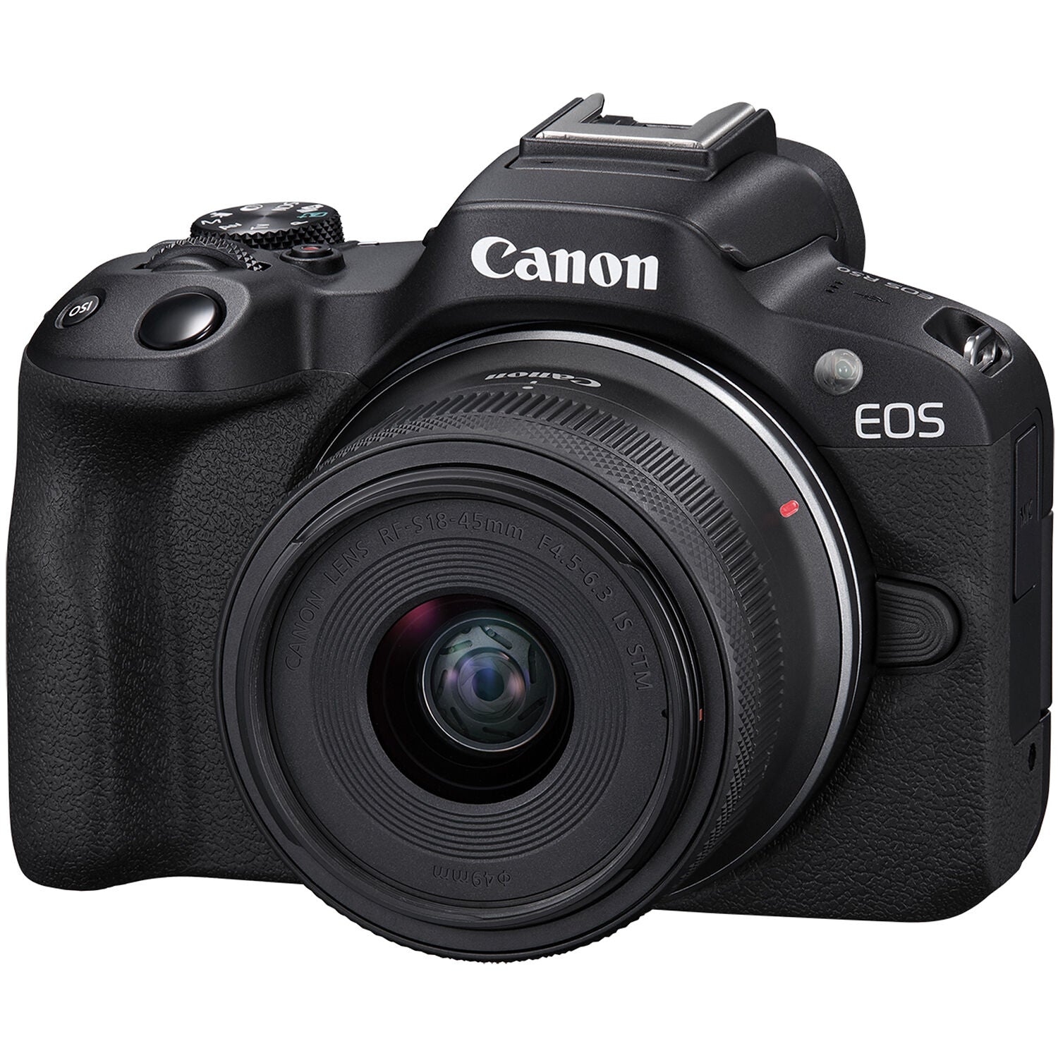 Caméra sans miroir Canon EOS R50 avec objectif 18-45 mm