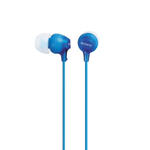 Sony MDR-EX15LP - EX Series - earphones - in-ear - 3.5 mm jack - blue
