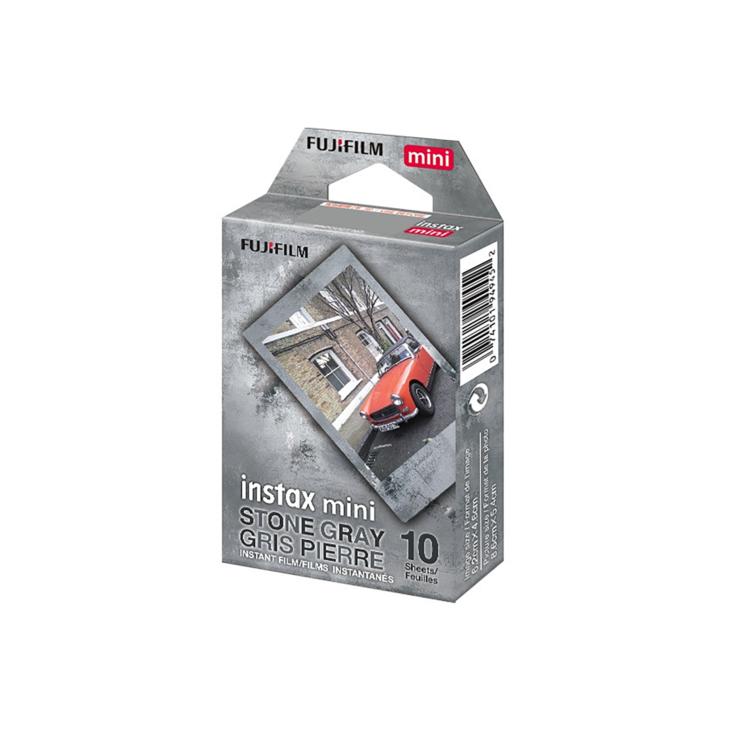 Fujifilm Instax Mini Stone Grey Instant Film (10 feuilles)