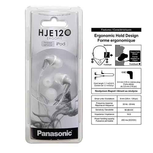 Écouteur d'écouteur intra-oreau Panasonic RPHJE120
