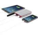 Braven BRV-BANK-6000 MAH SMART, ULTRA-RUGUGE PORTABLE BATTERIE GRAY-GRAY / ROUGE