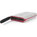 Braven BRV-BANK-6000 MAH SMART, ULTRA-RUGUGE PORTABLE BATTERIE GRAY-GRAY / ROUGE