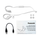 Panasonic Wings Ultra-Light Wireless Bluetooth Sport Elecphones - blanc