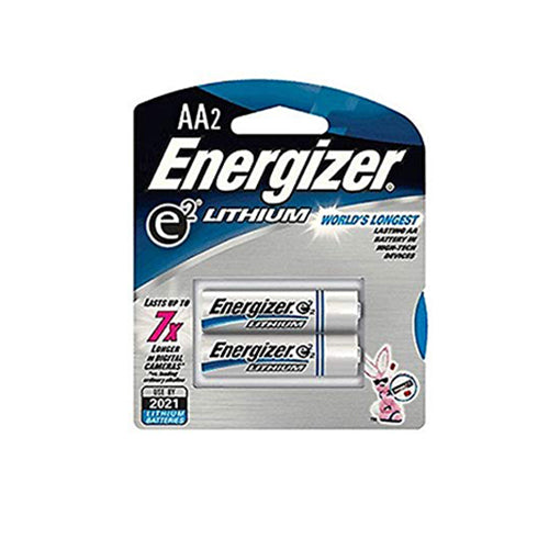Energizer Lithium AA Batteries 2 Pack