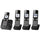 Panasonic KXTGD394 4 handset cordless phone with answering system
