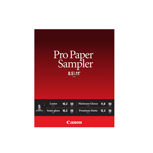 Canon Pro Paper Sampler Pack 8.5x11"