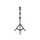 SHAPE Low Boy Double Riser Stand Black / Chrome 6’9 ’’