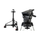 Miller System Arrowx1 combo live 30 piédestal - plage de charge utile de tête de fluide 0kg - 16 kg (0lbs - 35,3 lb) 38,2 à 60,5 plage avec tête, 2 poignées de panoramique