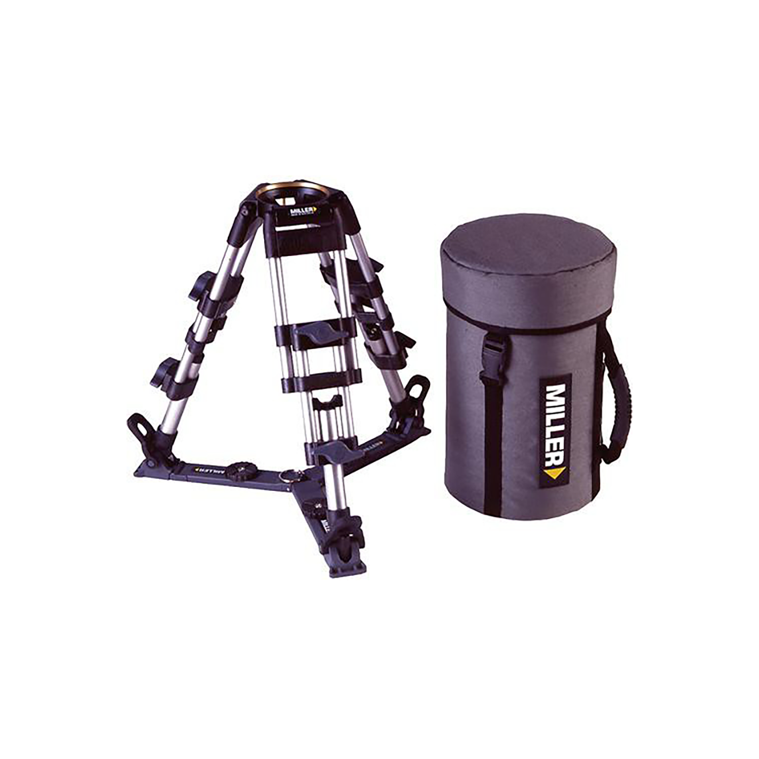 MILLER Baby Legs Toggle 2-St Alloy Tripod with Baby Ground Spreader (462)