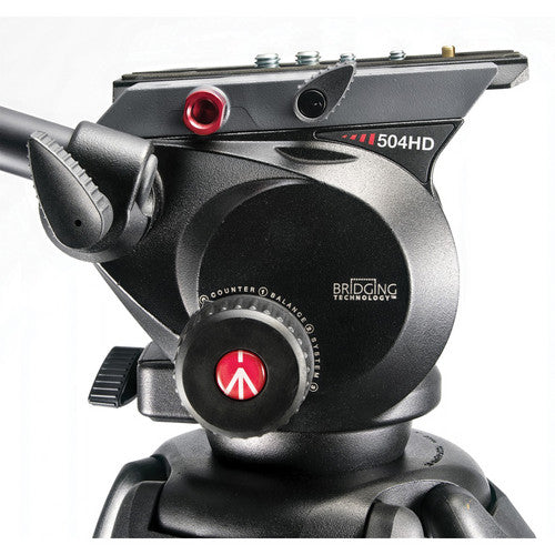 Manfrotto 504HD Head with 546B Aluminum Tripod Kit