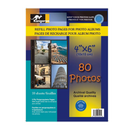 Photo Album refill Pages 4 x 6 4-UP - 10 sheets 80 Photos