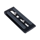 MILLER Standard Camera Plate (60mm sliding range) including 1/4" & 3/8" screws to suit AIR, DS10, DS20, Compass and CX Fluid Heads