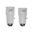 DZOFilm Pictor 20-55mm and 50-125mm T2.8 Super35 Zoom Lens Bundle (PL and EF Mount, White)