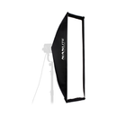 Nanlite Asymmetrical Stripbank Softbox with Bowens Mount (18 x 43")