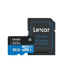Lexar 32GB High-Performance 633x UHS-I microSDHC Memory Card with SD Adapter