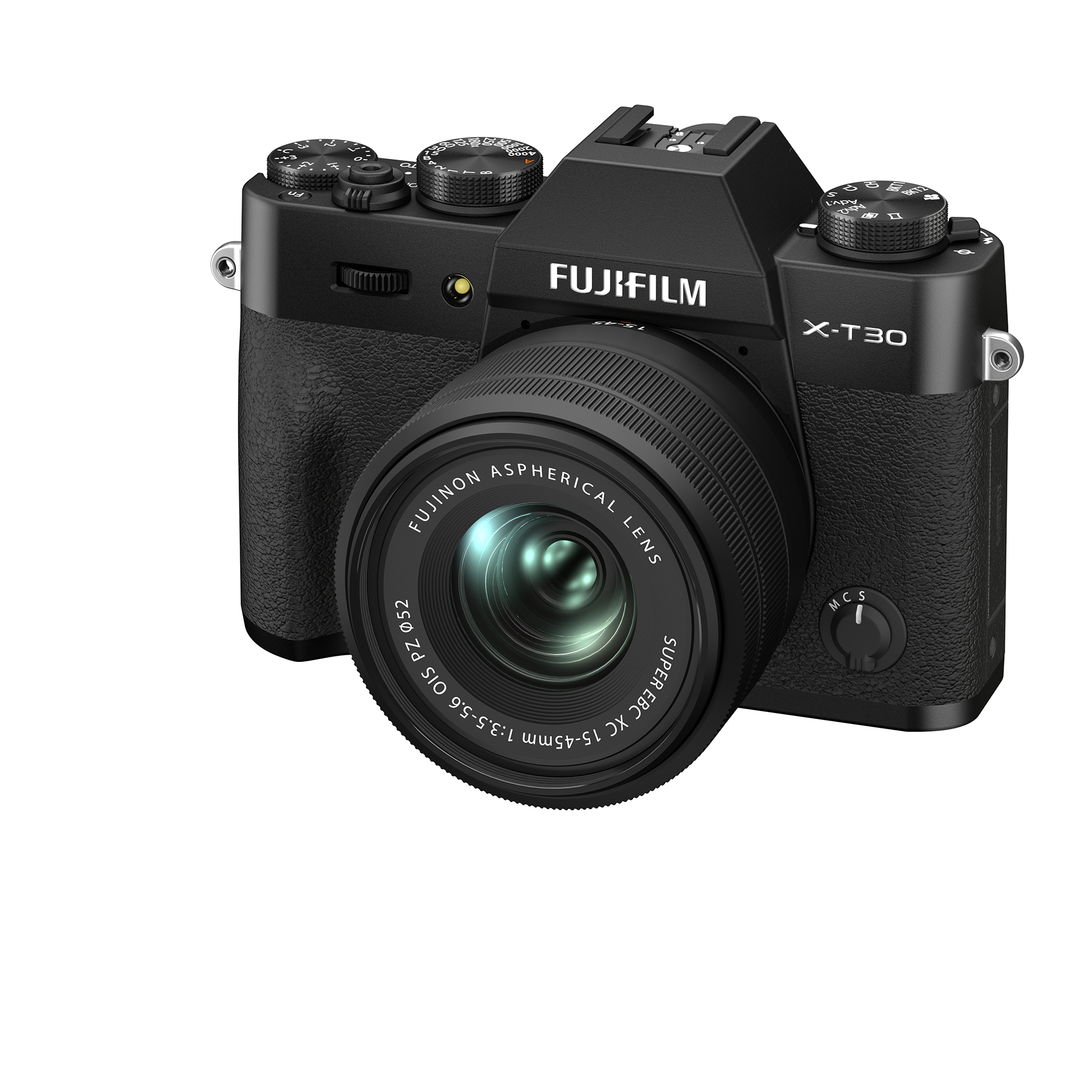 Caméra sans miroir Fujifilm X-T30 II Boîtier, avec le kit d'objectif XC15-45 mm
