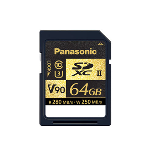 Panasonic 64GB V90 UHS-II SDXC Memory Card