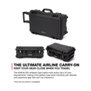 Nanuk 935 Étui utilitaire dur à roues avec insert en mousse
