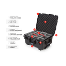 Nanuk 950 Protective Rolling Case with Foam Dividers