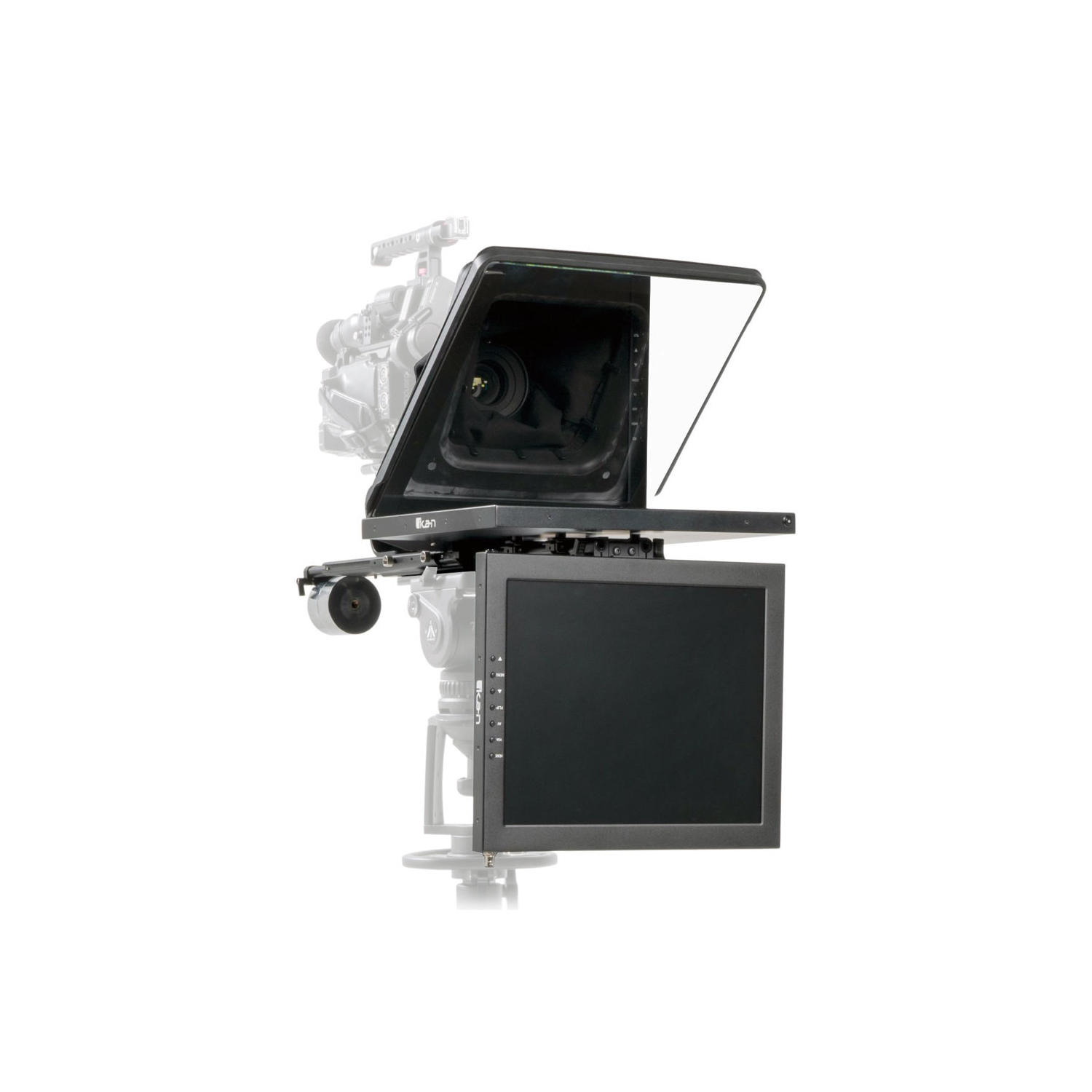Ikan Professional High-Bright Teleprompter with Talent Monitor Kit (15 ")