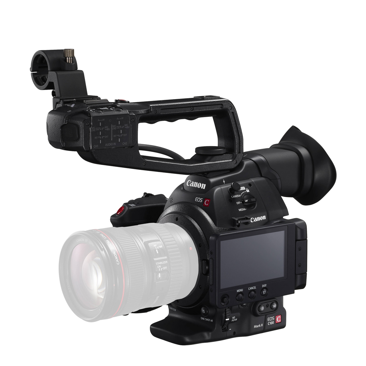 Canon EOS C100 Mark II レンズ付きシネマカメラ（値下げ） Canon EOS C100 Mark II Cinema Camera – Super 35mm, Dual Pixel AF