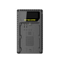 Nitecore UCN1 Dual slot Charger for Canon LP-E6, LP-E6N, and LP-E8 Batteries