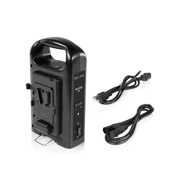 SHAPE Chargeur de batterie Vertical V-Mount Intelligent Play Intelligent à 2 baies