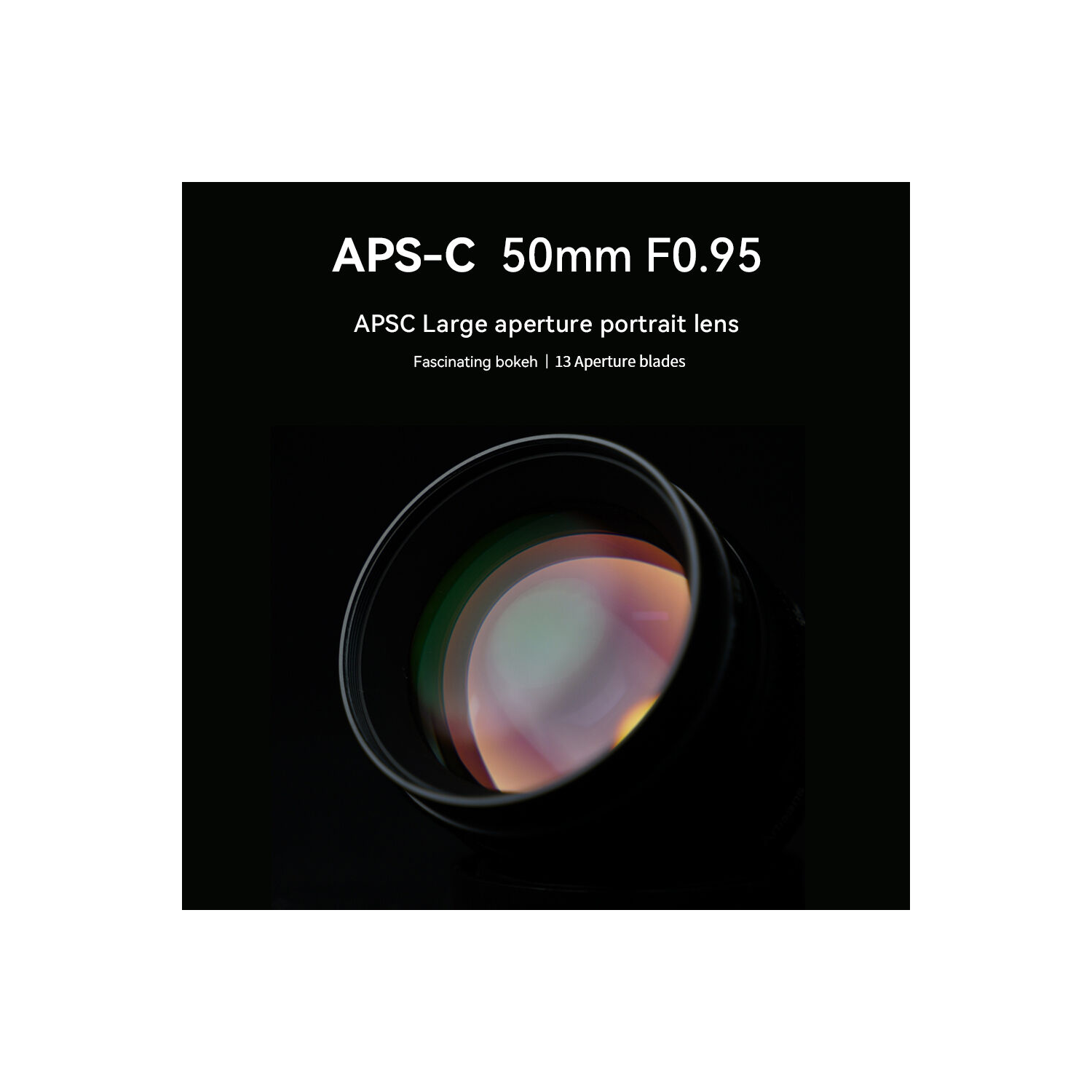7artisans photoélectrique 50 mm f / 0,95 objectif pour le support Sony E