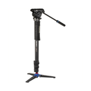 Benro A48FD Aluminum Monopod with 3-Leg Base & S4Pro Fluid Video