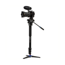 Benro A48FD Aluminum Monopod with 3-Leg Base & S4Pro Fluid Video