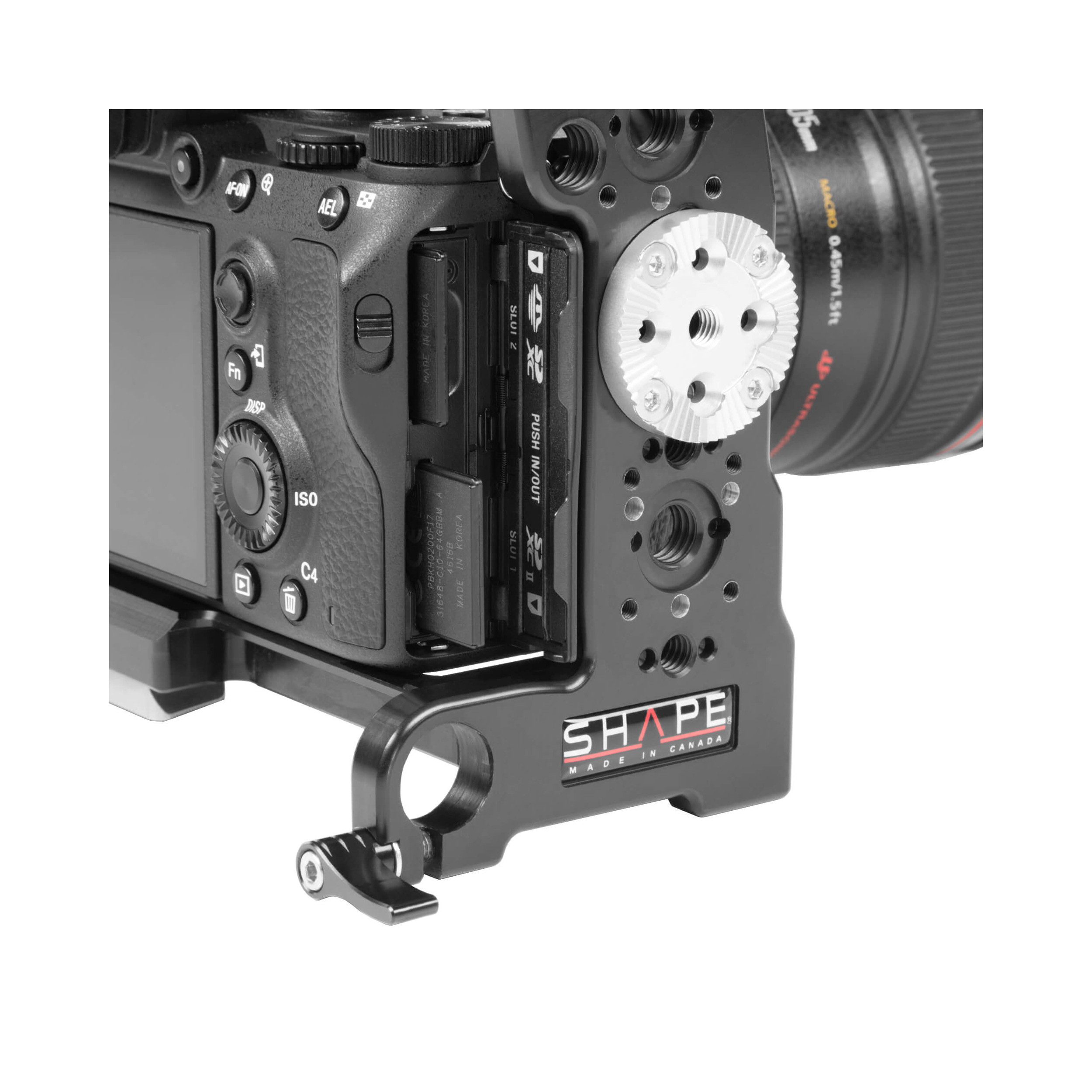Kit de cage de forme avec boîte mate et suivez la focalisation pour Sony A7R III / A7 III Camera