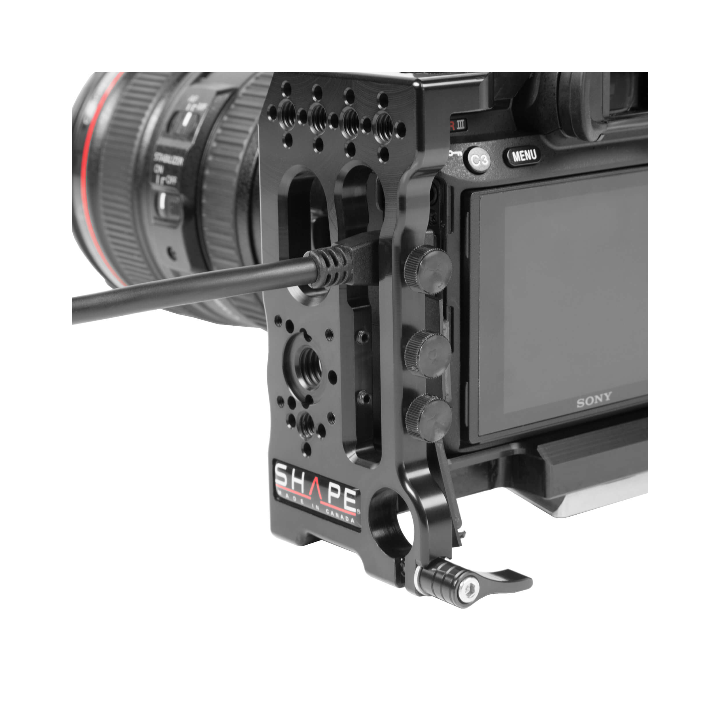 SHAPE 15mm Rod System for Sony a7R III/a7 III Camera