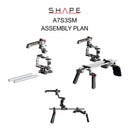 SHAPE Shoulder Mount Kit with Matte Box and Follow Focus for Sony a7S III