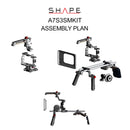 SHAPE Shoulder Mount Kit with Matte Box and Follow Focus for Sony a7S III