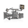 SHAPE Canon C500 Mark II 15 mm de base de base légère