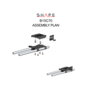 SHAPE Baseplate with 15mm Rod System for Canon EOS C70