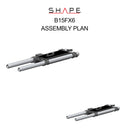 SHAPE 15mm Lightweight Baseplate for Sony FX6