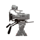 SHAPE Plate-forme d'épaule avec plaque de base, boîte mate, suivi de la mise au point et des doubles poignées