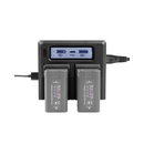 SHAPE BP Dual LCD Charger for Canon BP-975 Batteries
