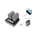 SHAPE BP Dual LCD Charger for Canon BP-975 Batteries