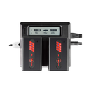 SHAPE Chargeur double BP-U65 avec deux batteries au lithium-ion de 65Wh