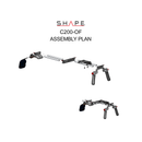 SHAPE Offset Shoulder Rig for Canon EOS C200