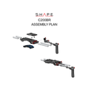 SHAPE Shoulder Rig with Left-Side Handgrip for Canon EOS C200 Camera